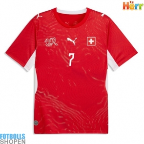 Billiga Schweiz Breel Embolo #7 Hemmatröja VM 2026 Kortärmad